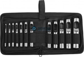 Набор пробойников для кожи, 12 шт, 3-19мм, ЗУБР -  магазин крепежа «ТАТМЕТИЗ»