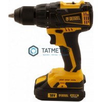 Дрель-шуруповерт аккумуляторная бесщет. BLDL-18-02 Li-Ion, 18 В, 2 акк.// Denzel -  магазин крепежа «ТАТМЕТИЗ»