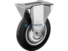 Колесо неповоротное c площадкой под 4 болта d 100 мм -  магазин крепежа «ТАТМЕТИЗ»