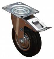 Колесо поворотное с площадкой и тормозом d  75 мм -  магазин крепежа «ТАТМЕТИЗ»