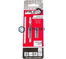 Пилки для лобзика Pilorama T118A HSS, 75x50мм 21з/д сталь,цв.мет, пласт. h=1,5-3мм 2шт/уп -  магазин крепежа «ТАТМЕТИЗ»