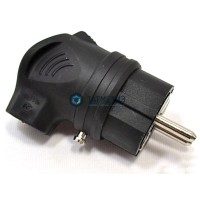 Эл.вилка угловая с/з ОМЕГА IP44 ВБу3-1-0м каучук ИЭК -  магазин крепежа «ТАТМЕТИЗ»