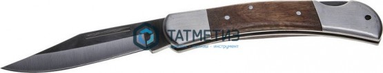 Нож STAYER складной с деревянными вставками, большой -  магазин крепежа «ТАТМЕТИЗ»