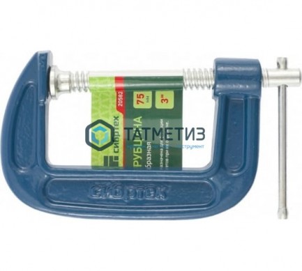 Струбцина G-образная,  75мм// СИБРТЕХ -  магазин крепежа «ТАТМЕТИЗ»