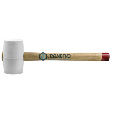 Киянка резиновая 450 г ЗУБР "МАСТЕР" белая, с деревянной рукояткой -  магазин крепежа «ТАТМЕТИЗ»