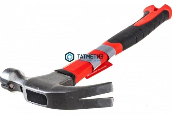 Молоток-гвоздодер 450 г, фиберглассовый с двухкомпонентной рукояткой, KRAFTOOL -  магазин крепежа «ТАТМЕТИЗ»