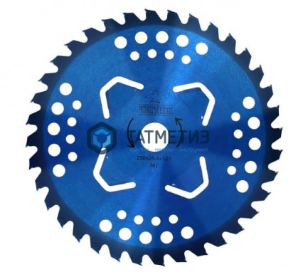 Диск для триммера 230 х 25.4 х 36 Blue, п/к 25.4х22мм, Чеглок (50) -  магазин крепежа «ТАТМЕТИЗ»