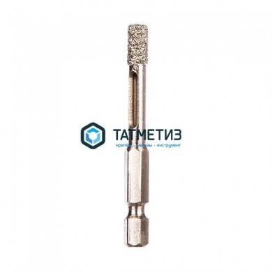 Сверло алмазное по керамограниту 8 мм HEX 1/4" ЗУБР | «ТАТМЕТИЗ» Сверло алмазное по керамограниту 8 мм HEX 1/4" ЗУБР - магазин крепежа «ТАТМЕТИЗ»