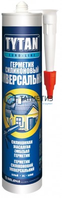 Герметик силиконовый универсальный ПРОЗРАЧНЫЙ 290 мл Tytan Euro-Line -  магазин крепежа «ТАТМЕТИЗ»