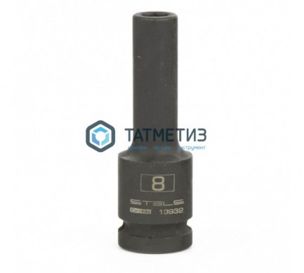 Торцевая головка 1/2" ударная 8 мм, удлиненная шестигранная, CrMo// Stels | «ТАТМЕТИЗ» Торцевая головка 1/2" ударная 8 мм, удлиненная шестигранная, CrMo// Stels - магазин крепежа «ТАТМЕТИЗ»