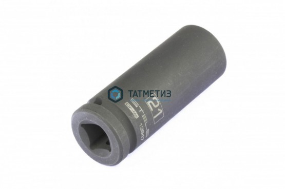 Торцевая головка 1/2" ударная 21 мм, удлиненная шестигранная, CrMo// Stels -  магазин крепежа «ТАТМЕТИЗ»