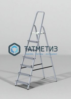 Стремянка 7 ступеней, алюминиевая, KROFT -  магазин крепежа «ТАТМЕТИЗ»