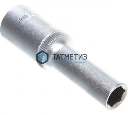 Торцевая головка 1/2", 10 мм удлиненная, ЗУБР "МАСТЕР", Cr-V, SUPER LOCK, хроматированное покрытие -  магазин крепежа «ТАТМЕТИЗ»