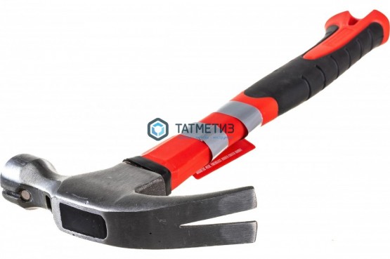 Молоток-гвоздодер 450 г, боек c магнитом, фибергласовая обрез. рукоятка// Matrix Optimal -  магазин крепежа «ТАТМЕТИЗ»