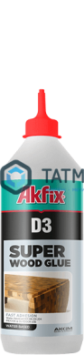 Клей столярный Akfix D3  500 гр. (12) -  магазин крепежа «ТАТМЕТИЗ»
