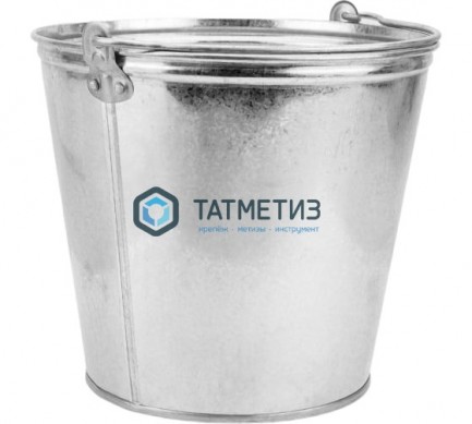 Ведро оцинкованное  9 л// Россия -  магазин крепежа «ТАТМЕТИЗ»