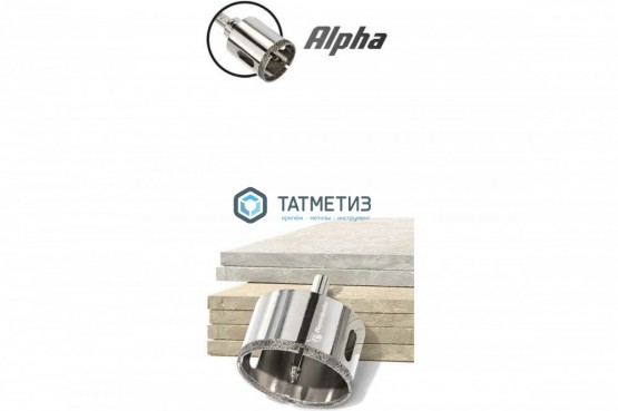 Коронка алмазная по керамограниту и керамике 68мм, с центр. сверлом, RENNBOHR -  магазин крепежа «ТАТМЕТИЗ»