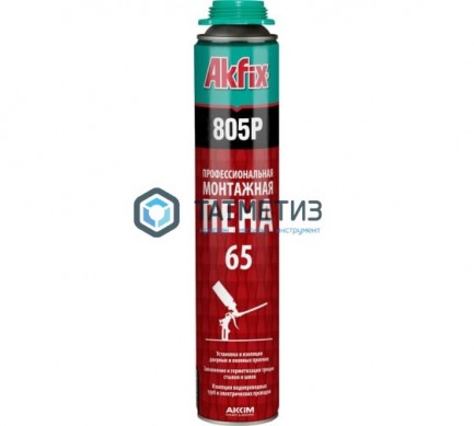 Пена монтажная Akfix 805  850 гр /12 -  магазин крепежа «ТАТМЕТИЗ»