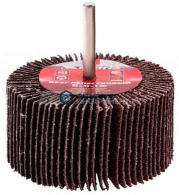 Круг лепестковый для дрели, P 40, 80 х 40 х 6 мм// MATRIX | «ТАТМЕТИЗ» Круг лепестковый для дрели, P 40, 80 х 40 х 6 мм// MATRIX - магазин крепежа «ТАТМЕТИЗ»