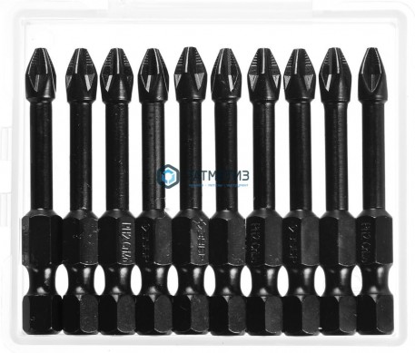 Бита  PH2- 50, ЗУБР, УДАРНЫЕ 10 шт/уп -  магазин крепежа «ТАТМЕТИЗ»