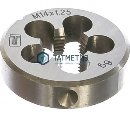 Плашка М14 х 1,25 мм// СИБРТЕХ -  магазин крепежа «ТАТМЕТИЗ»
