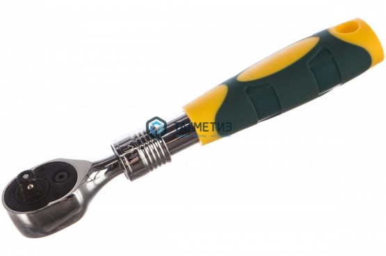 Трещотка 1/2", для торцовых головок, телескопическая, Сr-V сталь, 72 зубца, KRAFTOOL PRO | «ТАТМЕТИЗ» Трещотка 1/2", для торцовых головок, телескопическая, Сr-V сталь, 72 зубца, KRAFTOOL PRO - магазин крепежа «ТАТМЕТИЗ»