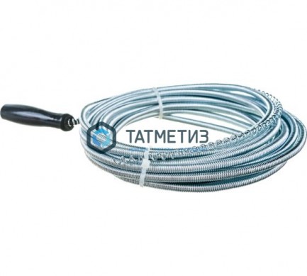 Трос для прочистки труб, L -  5 м, D - 6 мм// СИБРТЕХ -  магазин крепежа «ТАТМЕТИЗ»