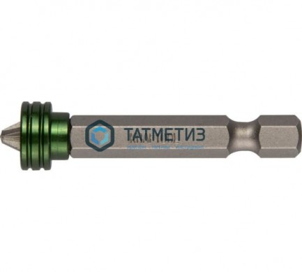 Бита  PZ2- 50, с магнитным держателем-ограничителем, KRAFTOOL "ЕХPERT" -  магазин крепежа «ТАТМЕТИЗ»