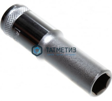 Торцевая головка 1/2", 12мм удлин KRAFTOOL "INDUSTRIE QUALITAT", Cr-V, FLANK, хромосатинированная -  магазин крепежа «ТАТМЕТИЗ»