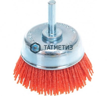 Щетка для дрели чашка  75 мм, нейлоновая проволока с абразивным покрытием, ЗУБР ПРОФ -  магазин крепежа «ТАТМЕТИЗ»