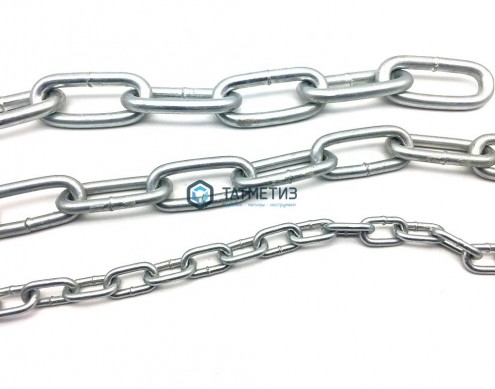 Цепь DIN 763 дл.зв. оц. 2  ( 80 м/бух) -  магазин крепежа «ТАТМЕТИЗ»