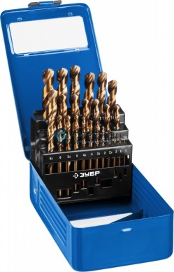 Набор сверл по металлу, 1-13 мм, 25 шт, сталь Р6М5К5, класс А, мет.бокс -  магазин крепежа «ТАТМЕТИЗ»