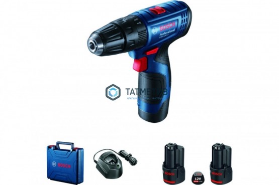 Дрель-шуруповерт аккумуляторная Bosch GSB 180-LI 2x2,0 Ач -  магазин крепежа «ТАТМЕТИЗ»