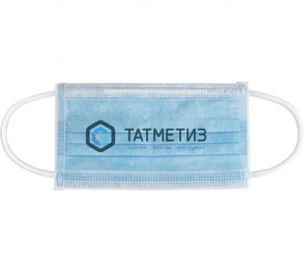 Маска защитная одноразовая 3-х слойная (Россия) | «ТАТМЕТИЗ» Маска защитная одноразовая 3-х слойная (Россия) - магазин крепежа «ТАТМЕТИЗ»