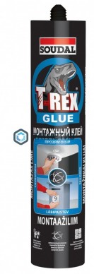 Клей монтажный T-REX "Прозрачный" blue 310 мл / 12  2 ПО ЦЕНЕ 1 -  магазин крепежа «ТАТМЕТИЗ»