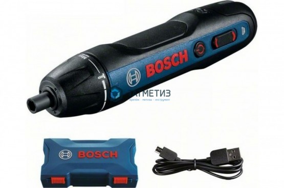 Отвертка аккумуляторная Bosch GO 2 3.6V-5Н, 1,5 А*ч -  магазин крепежа «ТАТМЕТИЗ»
