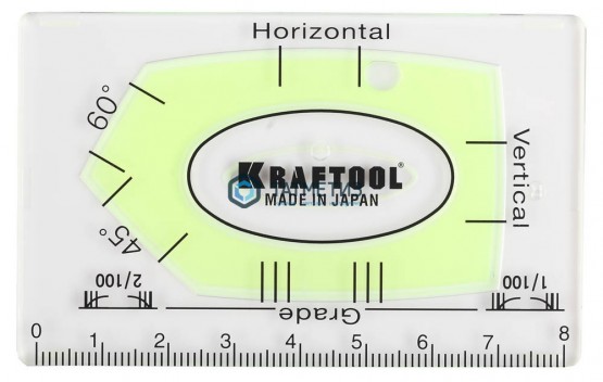 Уровень KRAFTOOL "МИНИ" "SUPER CARD", 6 в 1, 80х50мм -  магазин крепежа «ТАТМЕТИЗ»