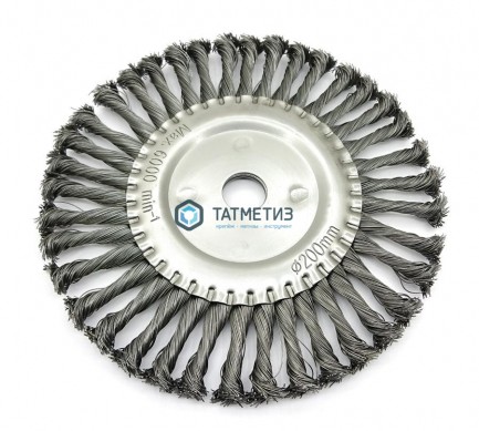 Щетка для дрели чашка 75 мм, жгутированная стальная проволока 0,5 мм, MIRAX | «ТАТМЕТИЗ» Щетка для дрели чашка 75 мм, жгутированная стальная проволока 0,5 мм, MIRAX - магазин крепежа «ТАТМЕТИЗ»