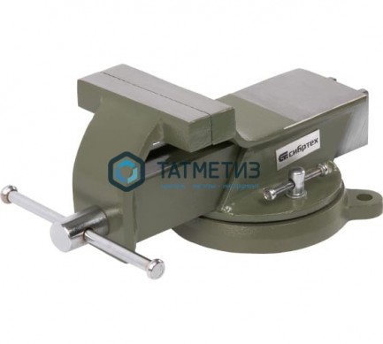 Тиски слесарные, 100 мм, стальные, поворотные// Сибртех -  магазин крепежа «ТАТМЕТИЗ»