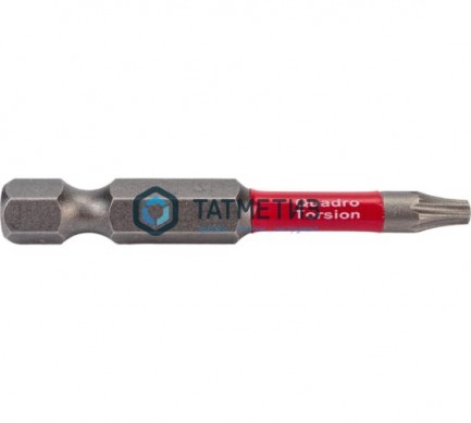 Бита TORX 10- 50, магнит, S2 "Quadro Torsion" (10 шт/уп) -  магазин крепежа «ТАТМЕТИЗ»