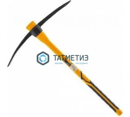 Кирка 2000 г фиберглассовая обрезиненная узкая рукоятка 900 мм //Denzel | «ТАТМЕТИЗ» Кирка 2000 г фиберглассовая обрезиненная узкая рукоятка 900 мм //Denzel - магазин крепежа «ТАТМЕТИЗ»