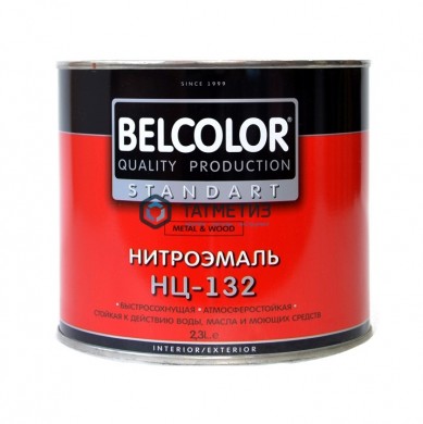 Эмаль НЦ-132 Belcolor  ЧЕРНАЯ  0,7 кг-. /6 -  магазин крепежа «ТАТМЕТИЗ»