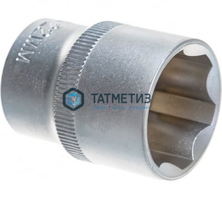 Торцевая головка 1/2", 22 мм ЗУБР "МАСТЕР", Cr-V, SUPER LOCK, хроматированное покрытие -  магазин крепежа «ТАТМЕТИЗ»
