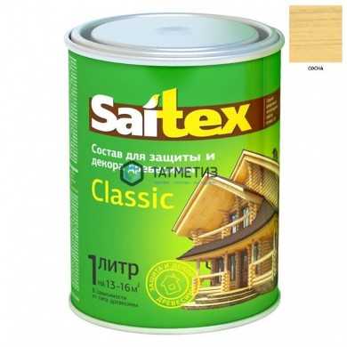 Деревозащитное средство Saitex Classic  СОСНА  1 л./14 -  магазин крепежа «ТАТМЕТИЗ»