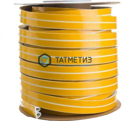 Уплотнитель самоклеящийся D-40 14х12 мм белый (цена за 1м двойной ленты) -  магазин крепежа «ТАТМЕТИЗ»