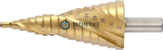 Сверло ступенчатое 4-32 мм -  магазин крепежа «ТАТМЕТИЗ»
