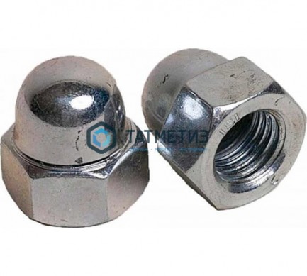 Гайка колпачковая DIN 1587, оц М5 | «ТАТМЕТИЗ» Гайка колпачковая DIN 1587, оц М5 - магазин крепежа «ТАТМЕТИЗ»