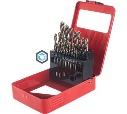 Набор сверл по металлу, 1-10 мм (через 0,5 мм), HSS, 19 шт., метал. коробка цил. хвостовик// Matrix | «ТАТМЕТИЗ» Набор сверл по металлу, 1-10 мм (через 0,5 мм), HSS, 19 шт., метал. коробка цил. хвостовик// Matrix - магазин крепежа «ТАТМЕТИЗ»