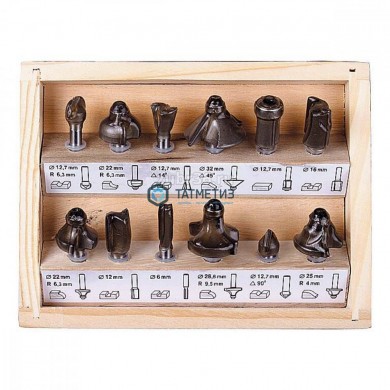 Набор фрез по дереву, 12шт STAYER | «ТАТМЕТИЗ» Набор фрез по дереву, 12шт STAYER - магазин крепежа «ТАТМЕТИЗ»