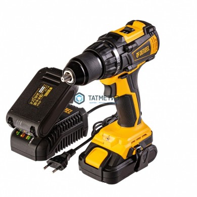 Дрель-шуруповерт аккумуляторная бесщет. BLDL-IB-18-02, Li-Ion, 18 В, 2 акк// Denzel | «ТАТМЕТИЗ» Дрель-шуруповерт аккумуляторная бесщет. BLDL-IB-18-02, Li-Ion, 18 В, 2 акк// Denzel - магазин крепежа «ТАТМЕТИЗ»